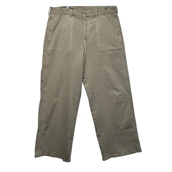 American Eagle 18r Skater Jean Stretch Super High-Waisted super Wide-Leg Pants - Picture 4 of 16